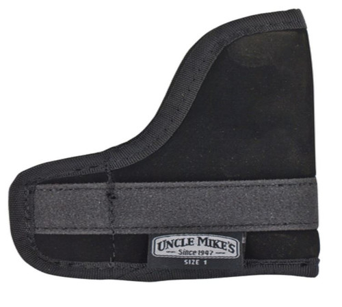 Uncle Mike's  Inside-the-Pocket Holster Size 3 for 2 Inch 5-Shot Revolvers/Springfield XD Sub-Compact/Smith & Wesson Sigma .380 - Black 