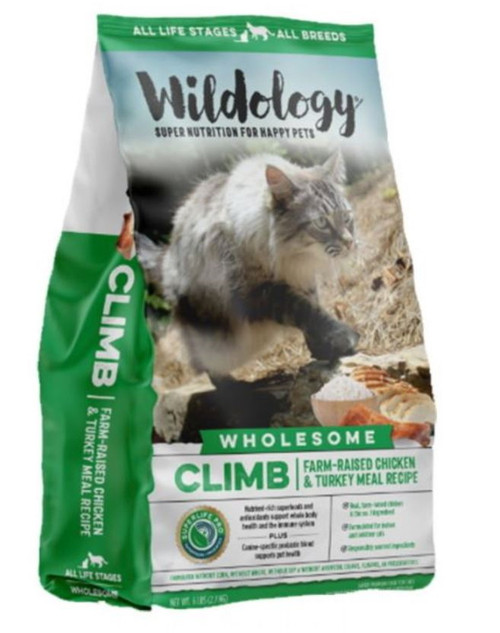 Wildology CLIMB Farm Raised Chicken & Turkey Cat Food - 6 lb.