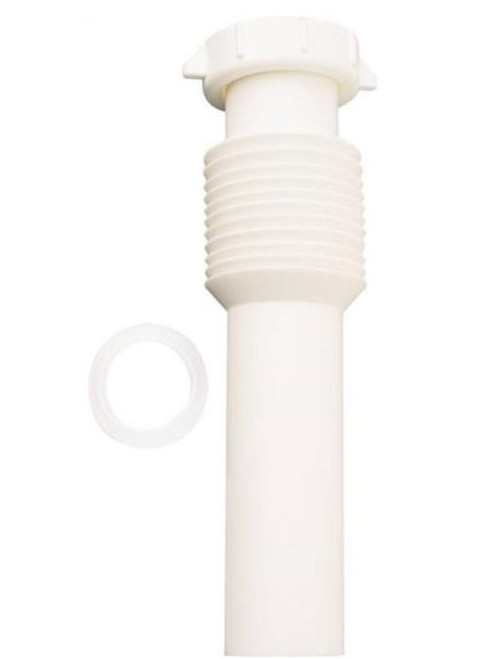 Plumb Pak Flex N Fix Plastic 1 1/2" x 12" Direct Connect Flexible Sink Tailpiece