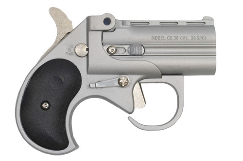 Cobra Enterprises Derringer Big Bore .38 Special w/Satin Finish & Black Grips