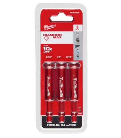 Milwaukee DIAMOND MAX Diamond Grit Hole Saw- 3 Piece