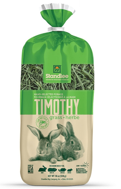 Standlee Small Animal Premium Timothy Grass - 18oz Bag