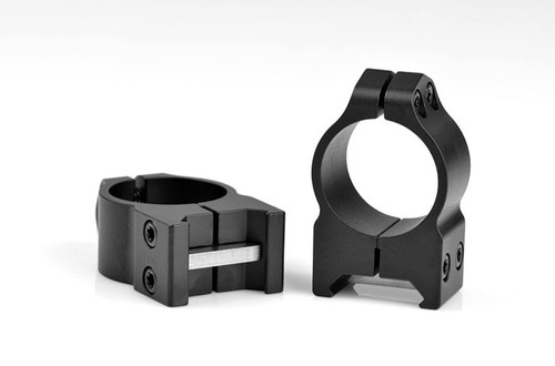 Warne 201M 1" PA Medium Matte Rings