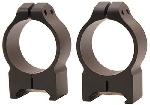 Warne 214M 30mm Weaver Style Rings Medium Height Matte Black
