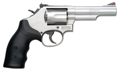 Smith & Wesson Model 66 .357 Magnum/.38 S&W Special +P 4.25 Inch Stainless Steel Barrel Glass Bead Finish Adjustable Rear Sight 6 Round