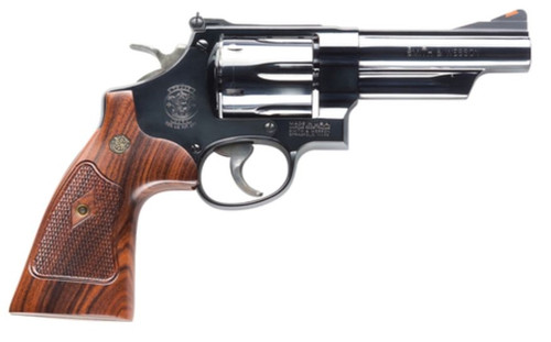 Smith & Wesson Model 29 Classic .44 Mag 4" Barrel Bright Blue/Wood Grip 6 Round