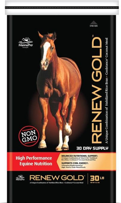 Manna Pro Renew Gold Equine Supplement - 30 lb.