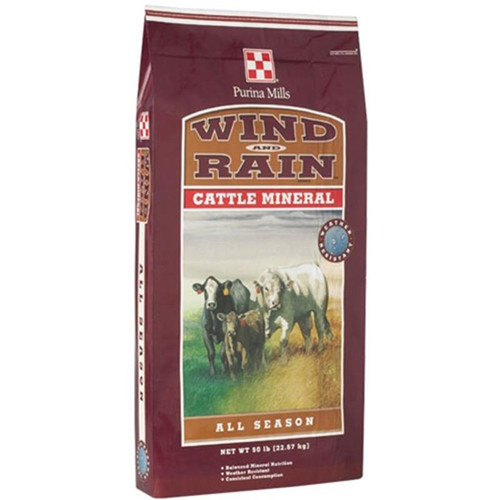 Purina Wind and Rain 12 Cattle Mineral 50lbs