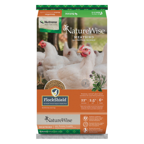 NatureWise Meatbird 22% Poultry Feed Crumbles