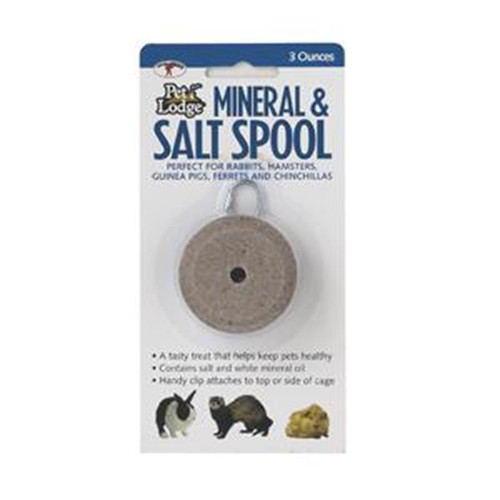 Pet Lodge Mineral Salt Spool With Hanger