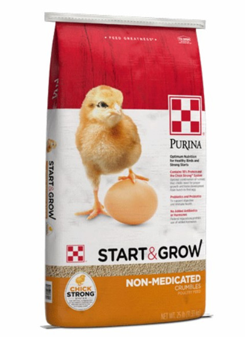Purina Start & Grow Non-Medicated Crumbles - 5 lb.