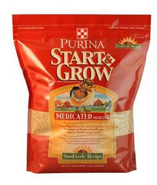 Purina Start & Grow Medicated - 5 lb.