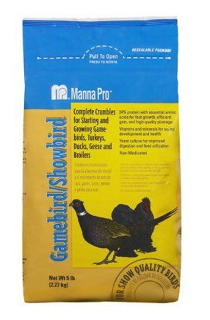 Manna Pro Gamebird Turkey Starter Grower 50 lbs 