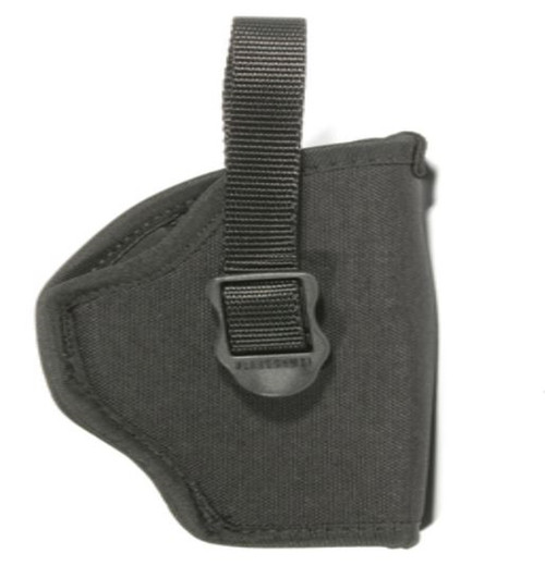 Blackhawk! Nylon Hip Holster for 3.5-4.5 Inch Barrel Large Autos Open End Black - Right Hand