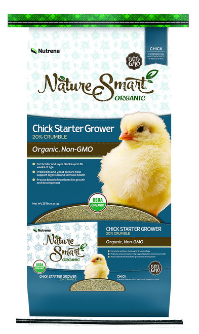 Nutrena Nature Smart Chick Starter Grower 20% Crumble - 35 lbs