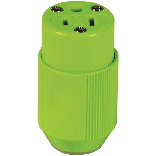 Cooper Wiring High Visibility Straight Electrical Connector 125 Volt