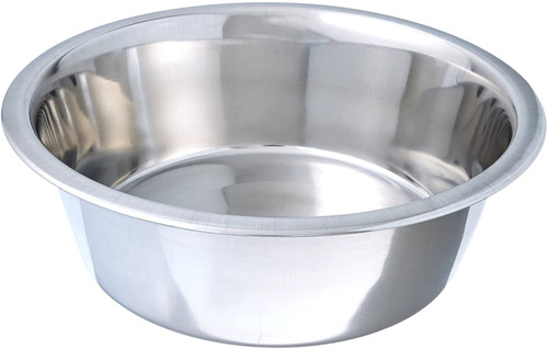 Petmate 12-Cup Stainless Steel Pet Bowl