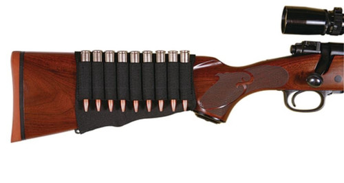 Allen Buttstock Rifle Cartridge Holder - Black