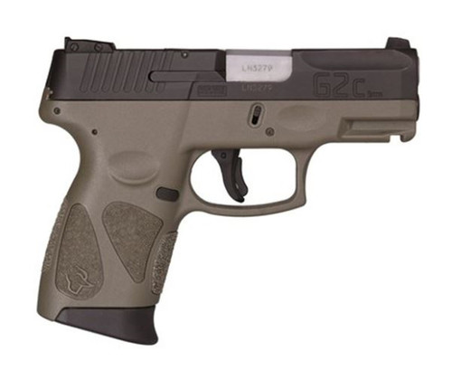Taurus G2C 9MM Semi-Automatic Pistol - OD Green