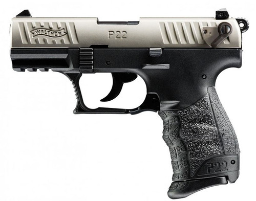 Walther Arms P22Q 22 LR Nickel Pistol