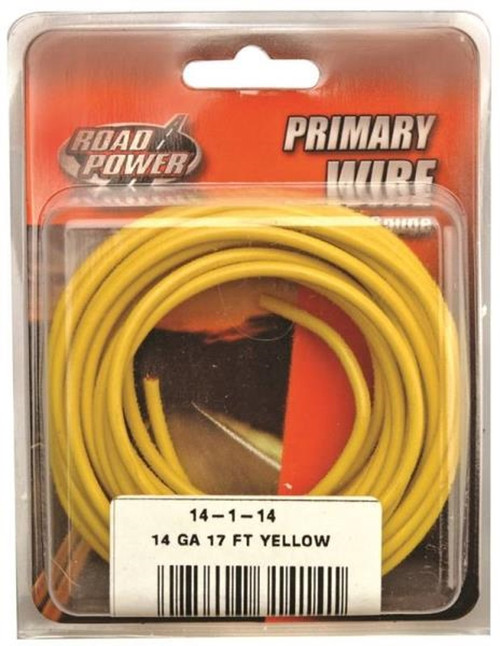 Coleman PrimaryYellow  Electrical Wire 17 Feet