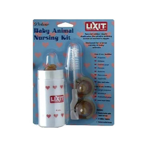 Lixit Animal Care Products- Baby Animal Nursing Kit- Red