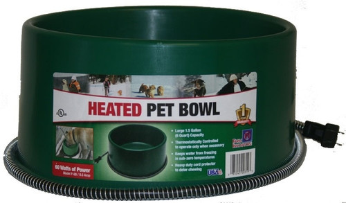 Thermal Stainless Steel Heated Pet Bowl - Essex County Co-Op