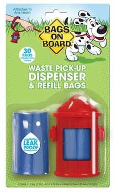 Bags On Board Waste Pick Up Dispenser & Refill Bags