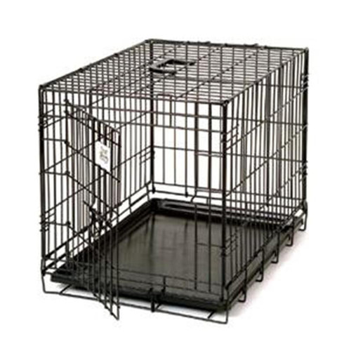 Main St. Pet Small Pet Lodge Wire Dog Crate- Black