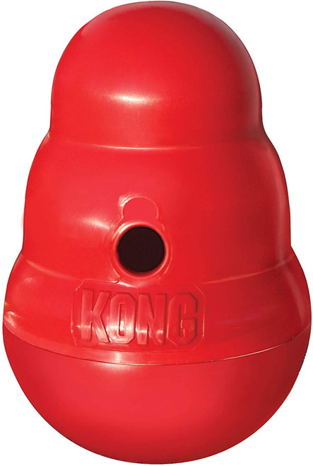 KONG Wobbler Interactive Treat Despensing Toy- Dishwasher Safe
