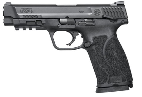 Smith & Wesson M&P45 M2.0 Striker Fire .45ACP 4.5 Inch Barrel Black Armornite Finish White Dot Sights Polymer Frame/Grips Ambidextrous Safety 10 Round