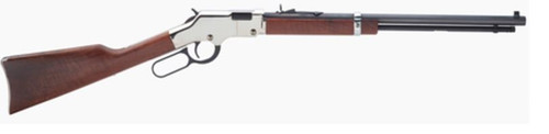 Henry Golden Boy Silver .22 Long Rifle/Long/Short 20 Inch Steel Barrel Nickel Plated Receiver American Walnut Stock 16 Rounds .22LR 21 Rounds .22 Short