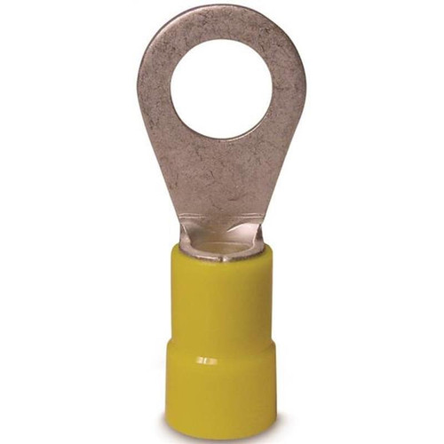 Gardner Bender 12-1/4 Yellow Crimp Ring Terminal