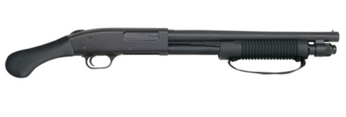 Mossberg Model 590 Shockwave 12 Gauge 3 Inch Chamber - 14 Inch Heavy Walled Barrel - Matte Blue Finish - Raptor Pistol Grip - Front Bead Sight - 6 Round