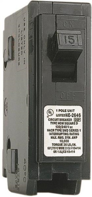 Homeline Standard Circuit Breaker 15Amp