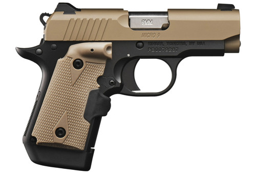 Kimber Micro 9 Desert Tan 9MM With Crimson Trace Lasergrips