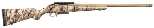 Ruger American 7mm-08 Rem 3+1 22" GoWild Camo I-M Brush Bronze Cerakote Right Hand