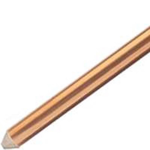 Eritech Grounding Rod 1/2inX8ft- Copper