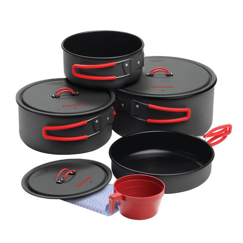 Maurice- Carbon Steel Family Cookset- Black