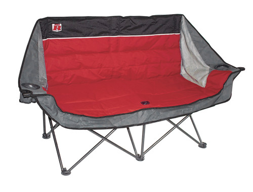 Outdoor Revival Double Padded Red Sofa