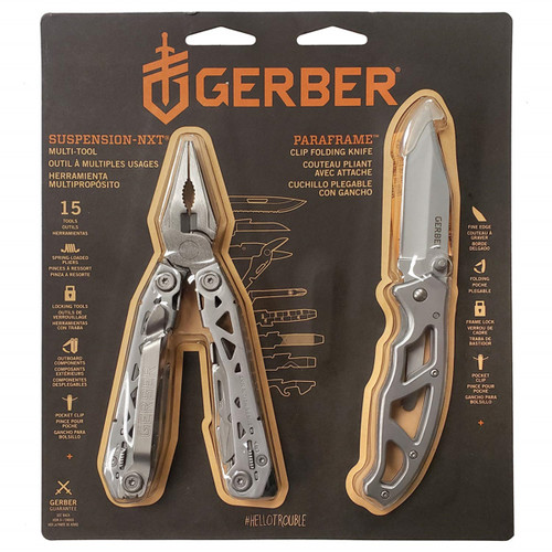 Gerber Suspension NXT Multi Tool & Paraframe Knife Kit