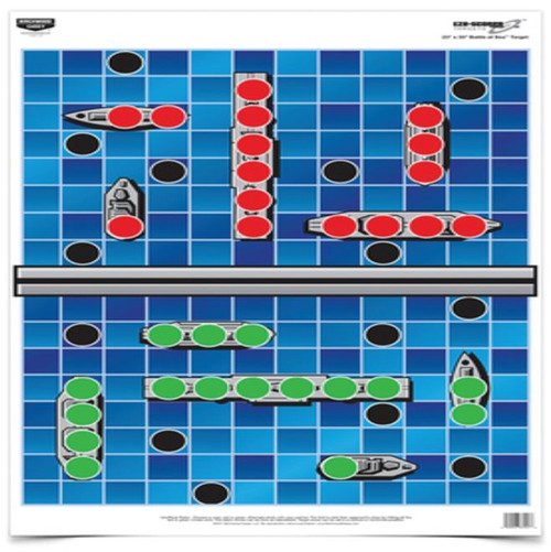 Birchwood Casey Battle at Sea Eze-Scorere Paper Target - 5 Pack