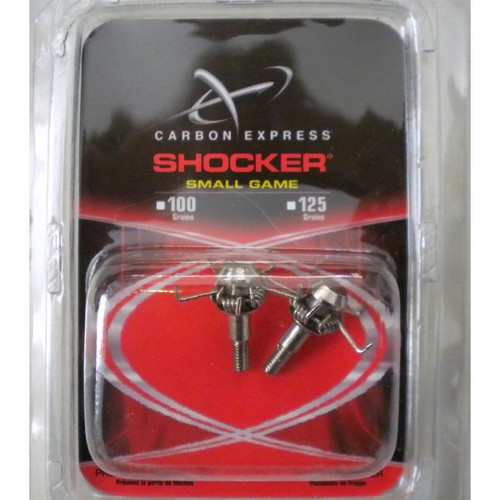 Carbon Express Small Game 125G Shocker- 2 Pack