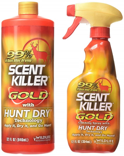 Wildlife Research Center -  Scent Killer Gold Spray Combo - 24oz