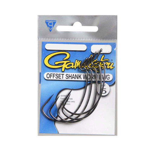 Gamakatsu EWG Shank Worm Hook NS Black - Size 4 0