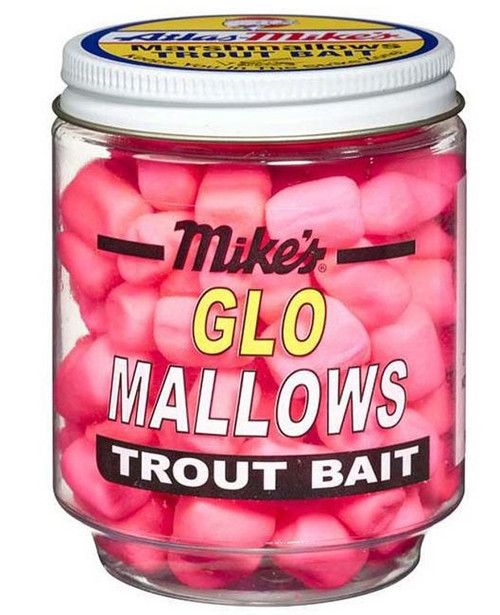 Mike's Glo Mallows Pink-Garlic Trout Bait