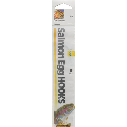 Danielson Danielson Snelled Salmon Egg Hooks - Size 8