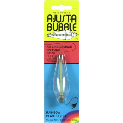 Rainbow Plastics A-Just-A-Bubble Float 1 4 oz. - Clear