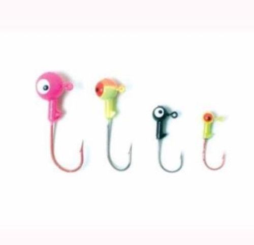 Eagle Claw Jig Ball Double Eye Hook- Assorted Colors