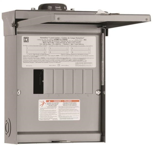 Homeline Square D Load Center 100 Amp